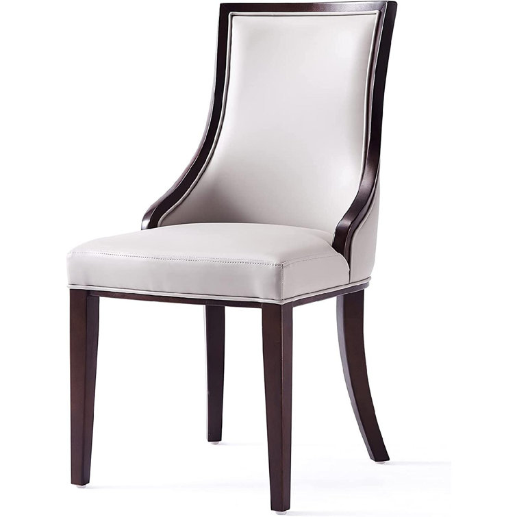 Homlpope Faux Leather Upholstered Parsons Chair Wayfair